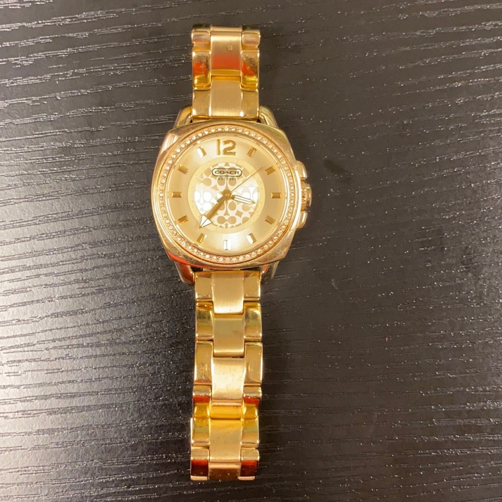 Coach Gold Watch